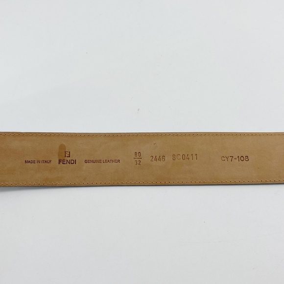 Fendi Leather Belt - Picture 10 of 10